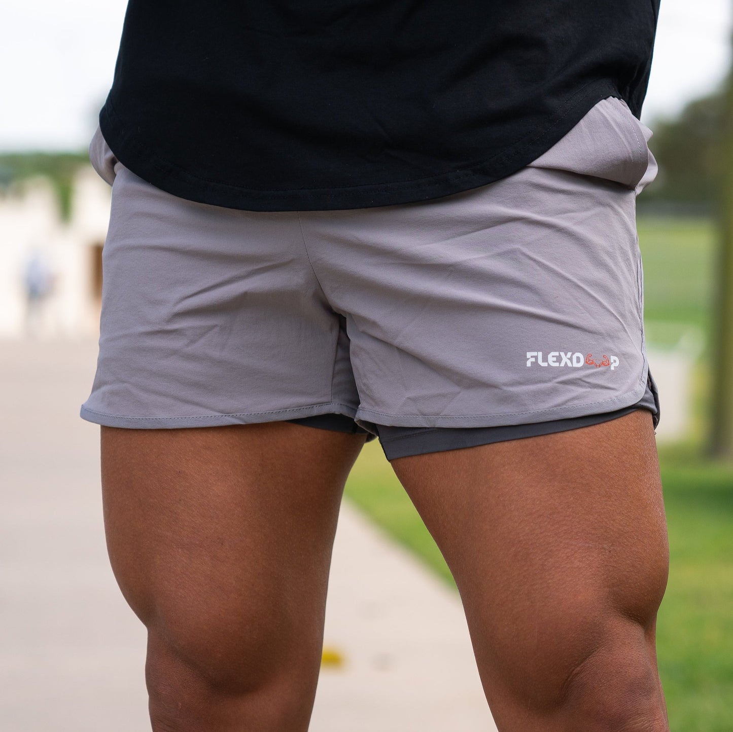 Mini Shorts - Grey