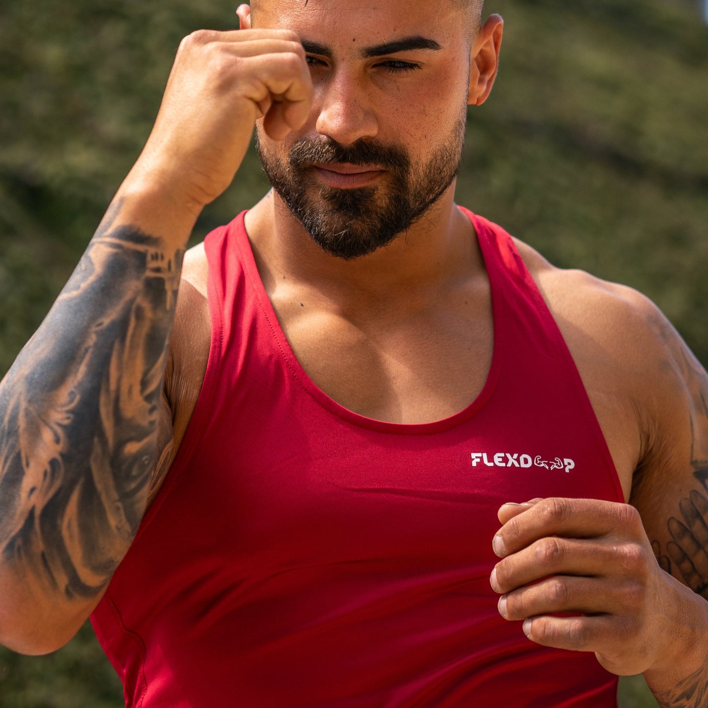 Quick-Dry Performance Stringer - Red