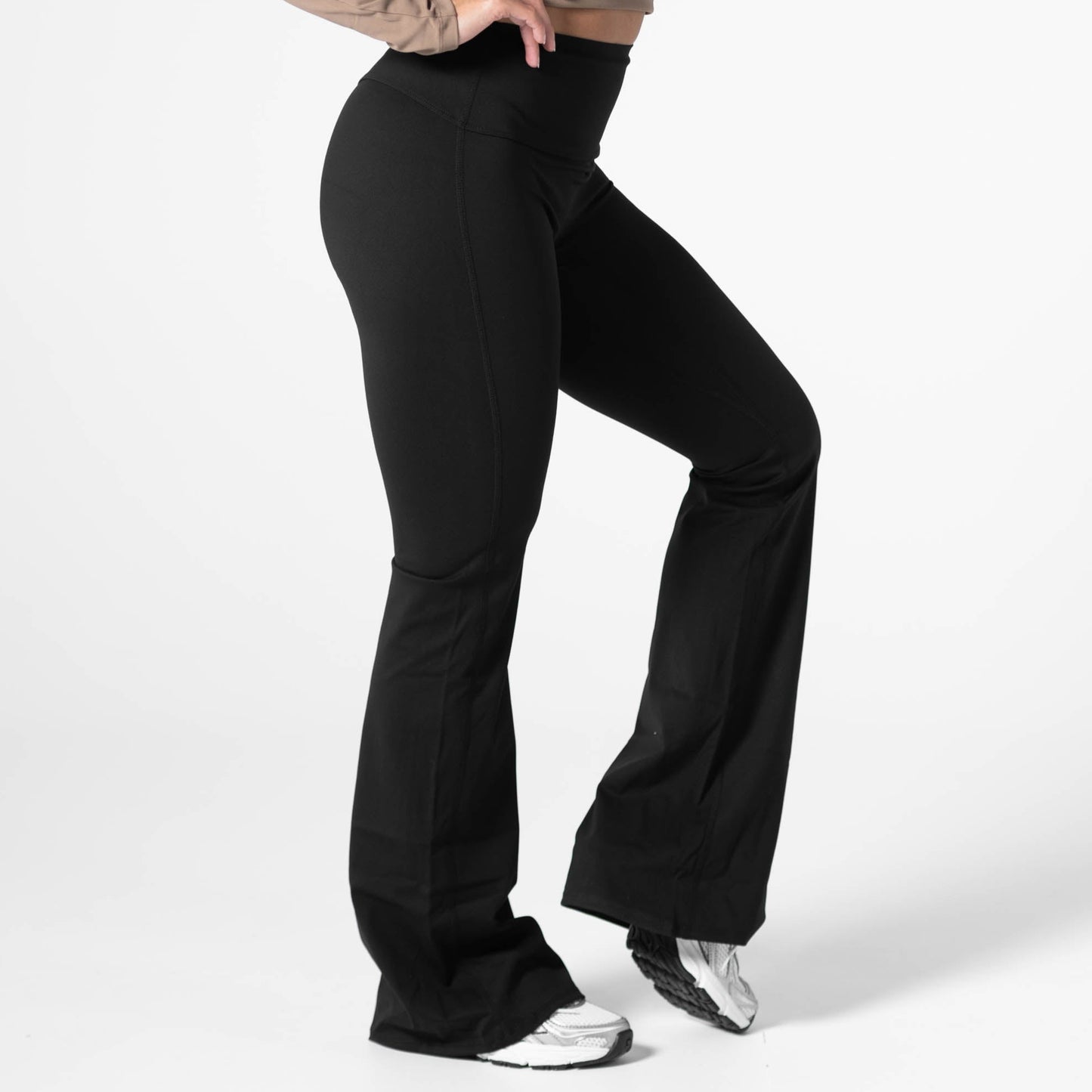 Scrunch Flare Leggings - Black