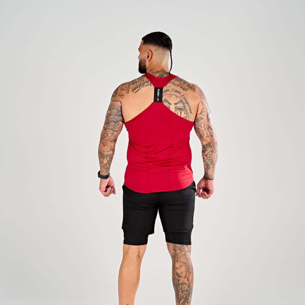 Quick-Dry Performance Stringer - Red
