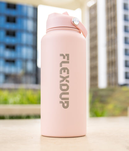 1L Stainless Steel Bottle - Pink