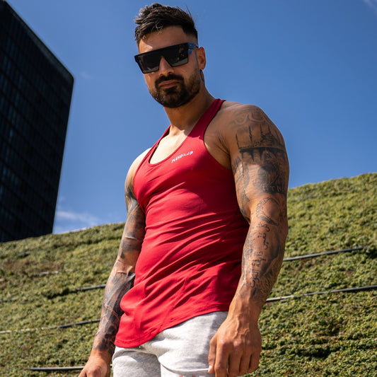 Quick-Dry Performance Stringer - Red