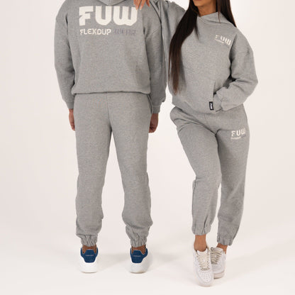 Oversized FUW Street Joggers - Grey