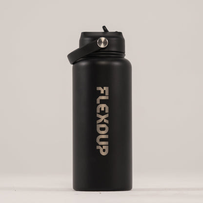 1L Stainless Steel Bottle - Black