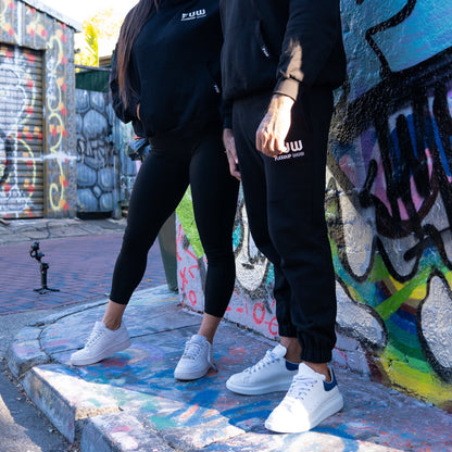 Oversized FUW Street Joggers - Black