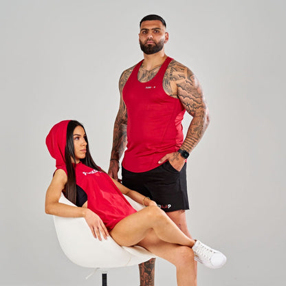 Hoodie Tank - Red