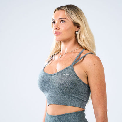 Cross Back Sportsbra - Forest Green