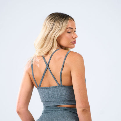 Cross Back Sportsbra - Forest Green